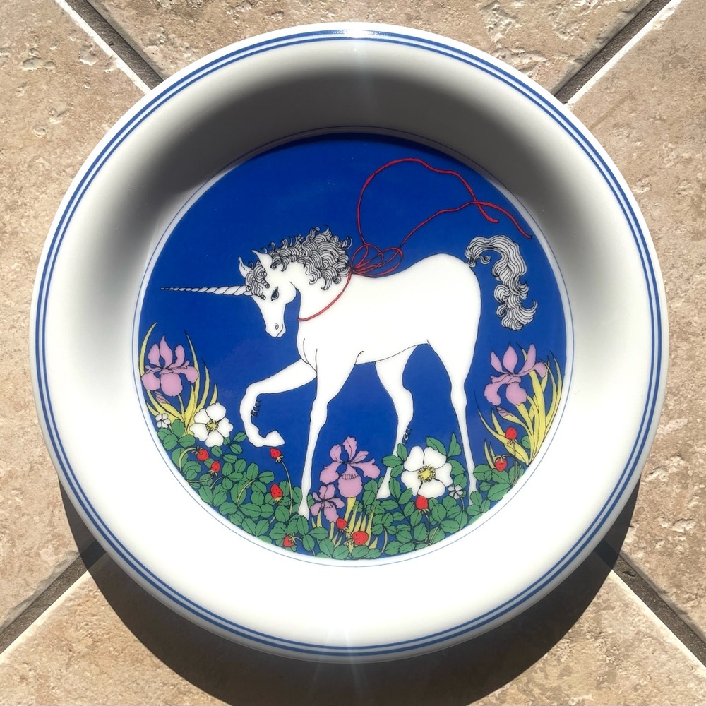 SALE! VTG Audrey Christie @ Recycled Paper Products Unicorn Foal 9” Japan
